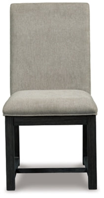 Ashley Bellvern Dark Gray Dining Chair (Set of 2)