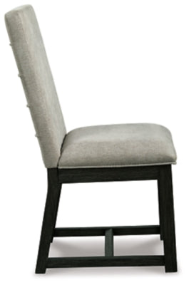 Ashley Bellvern Dark Gray Dining Chair (Set of 2)