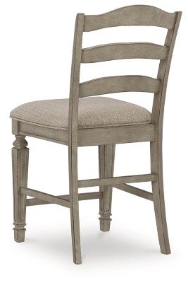 Ashley Lodenbay Antique Gray Counter Height Barstool (Set of 2)