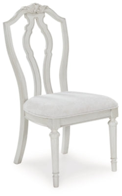 Benchcraft Montelaine Antique White Dining Chair (Set of 2)