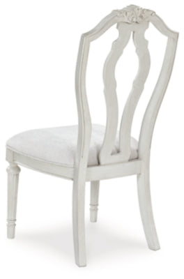 Benchcraft Montelaine Antique White Dining Chair (Set of 2)