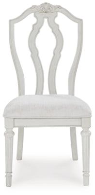 Benchcraft Montelaine Antique White Dining Chair (Set of 2)