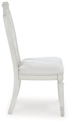 Benchcraft Montelaine Antique White Dining Chair (Set of 2)