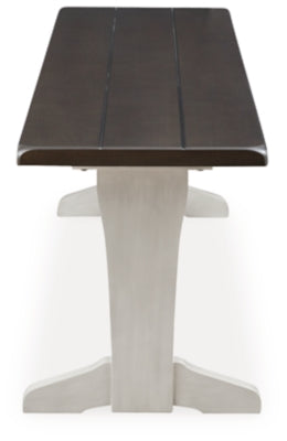 Ashley Darborn Gray Brown 62" Dining Bench
