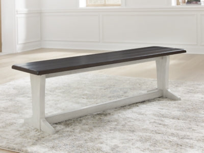 Ashley Darborn Gray Brown 62" Dining Bench
