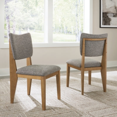 Ashley Sherbana Light Brown Dining Chair (Set of 2)