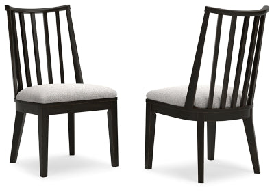 Ashley Galliden Black Dining Chair (Set of 2)
