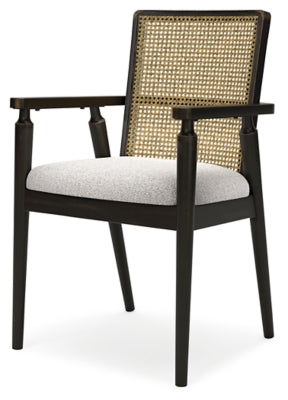 Ashley Galliden Black Dining Arm Chair (Set of 2)