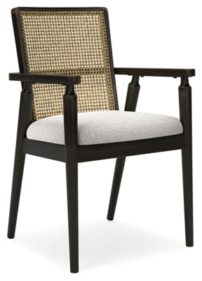 Ashley Galliden Black Dining Arm Chair (Set of 2)