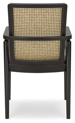 Ashley Galliden Black Dining Arm Chair (Set of 2)