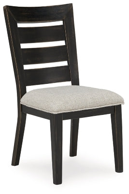 Ashley Galliden Black Dining Chair (Set of 2)