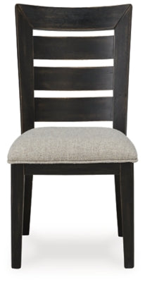 Ashley Galliden Black Dining Chair (Set of 2)