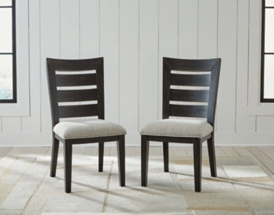 Ashley Galliden Black Dining Chair (Set of 2)