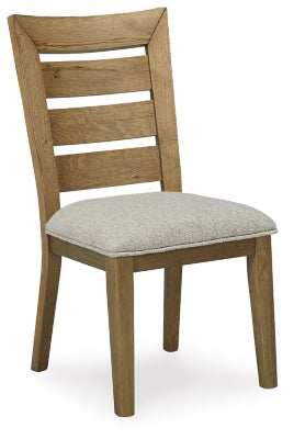 Ashley Galliden Light Brown Dining Chair (Set of 2)