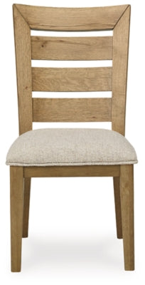 Ashley Galliden Light Brown Dining Chair (Set of 2)