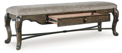 Ashley Maylee Dark Brown 63" Dining Bench