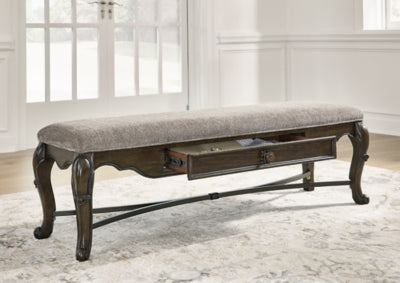 Ashley Maylee Dark Brown 63" Dining Bench
