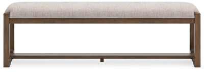 Ashley Cabalynn Oatmeal Light Brown 63" Dining Bench