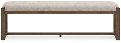 Ashley Cabalynn Oatmeal Light Brown 63" Dining Bench
