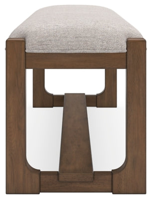 Ashley Cabalynn Oatmeal Light Brown 63" Dining Bench