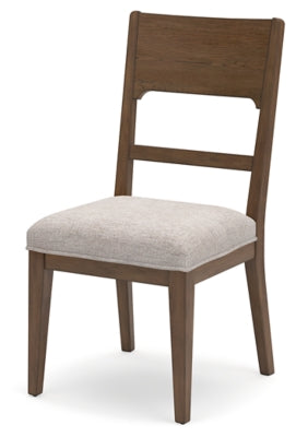 Ashley Cabalynn Oatmeal Light Brown Dining Chair (Set of 2)