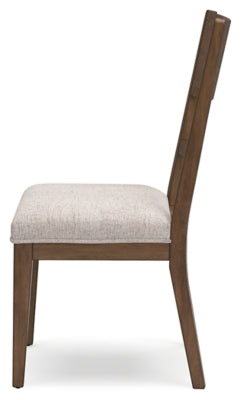 Ashley Cabalynn Oatmeal Light Brown Dining Chair (Set of 2)