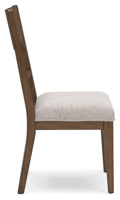 Ashley Cabalynn Oatmeal Light Brown Dining Chair (Set of 2)