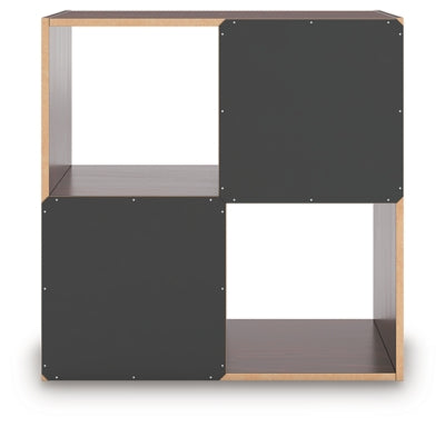 Ashley Glosmount Cherry Light Brown Four Cube Organizer