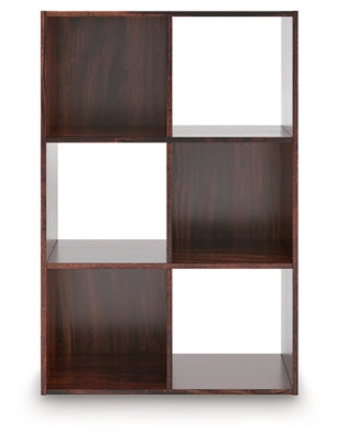 Ashley Glosmount Cherry Light Brown Six Cube Organizer
