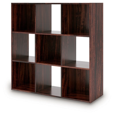 Ashley Glosmount Cherry Light Brown Nine Cube Organizer