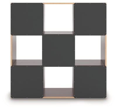 Ashley Glosmount Cherry Light Brown Nine Cube Organizer