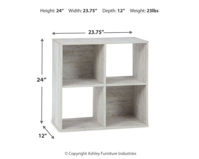 Ashley Paxberry Whitewash Four Cube Organizer