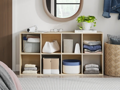 Ashley Piperton Tan Eight Cube Organizer