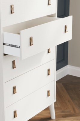 Ashley Aprilyn White Chest of Drawers