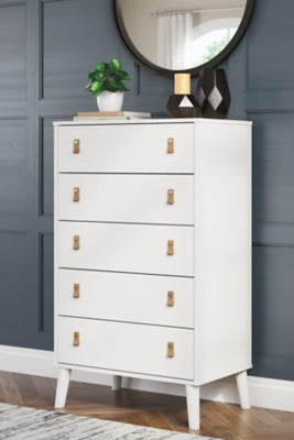 Ashley Aprilyn White Chest of Drawers