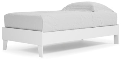 Ashley Piperton White Twin Platform Bed