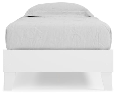 Ashley Piperton White Twin Platform Bed