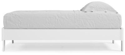 Ashley Piperton White Twin Platform Bed