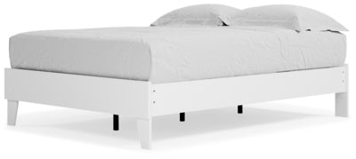 Ashley Piperton White Full Platform Bed