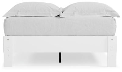 Ashley Piperton White Full Platform Bed