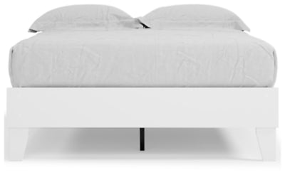 Ashley Piperton White Full Platform Bed