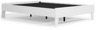Ashley Piperton White Full Platform Bed