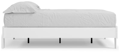 Ashley Piperton White Full Platform Bed