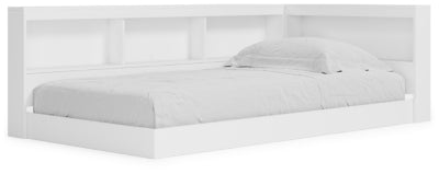Ashley Piperton White Twin Bookcase Storage Bed