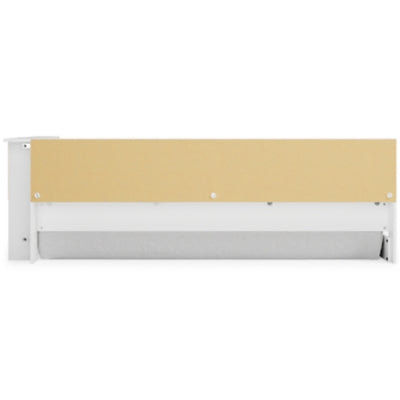 Ashley Piperton White Twin Bookcase Storage Bed