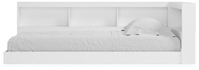 Ashley Piperton White Twin Bookcase Storage Bed