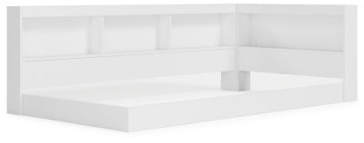 Ashley Piperton White Twin Bookcase Storage Bed