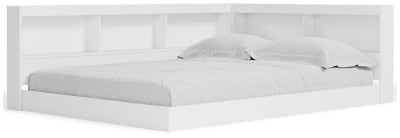 Ashley Piperton White Full Bookcase Storage Bed