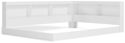 Ashley Piperton White Full Bookcase Storage Bed