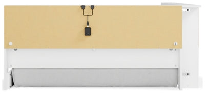 Ashley Piperton White Full Bookcase Storage Bed